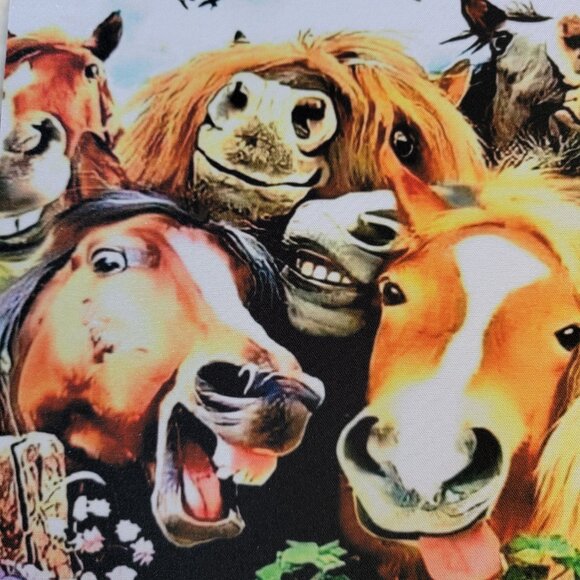 Laughing Horses Computer Non Slip Custom Mouse Pad - Picture 6 of 6